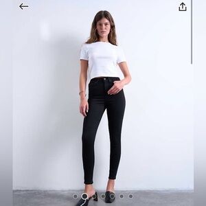 Topshop Jamie Black Skinny Jeans